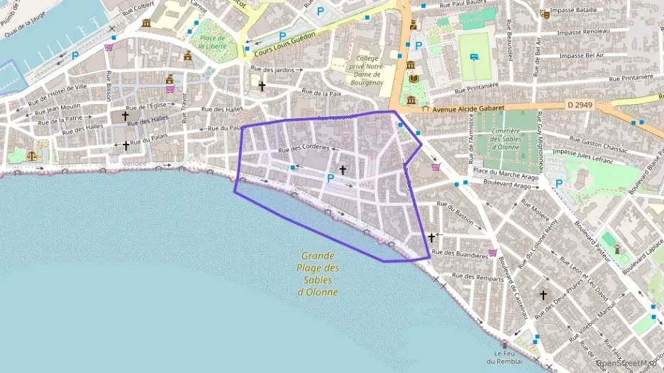 Appartement 39 m² une piece à vendre à Les Sables-d`Olonne