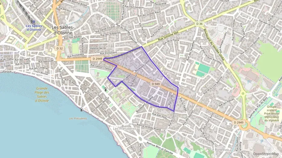 Appartement 57 m² deux pieces à vendre à Les Sables-d`Olonne