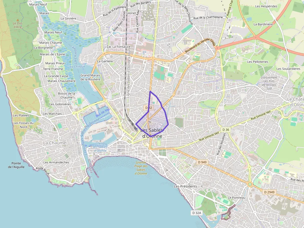 Appartement 58 m² trois pièces à vendre à Les Sables-d`Olonne