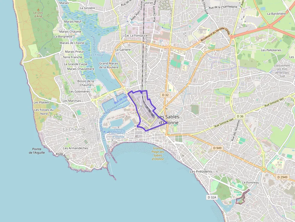 Appartement 44 m² deux pieces à vendre à Les Sables-d`Olonne