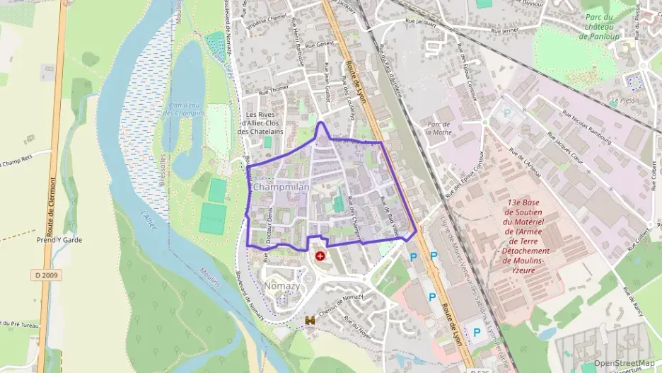 Appartement 104 m² quatre pièces à vendre à Moulins