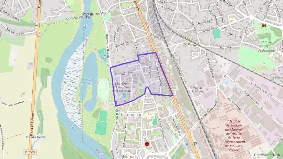 Appartement 50 m² deux pieces à vendre à Moulins