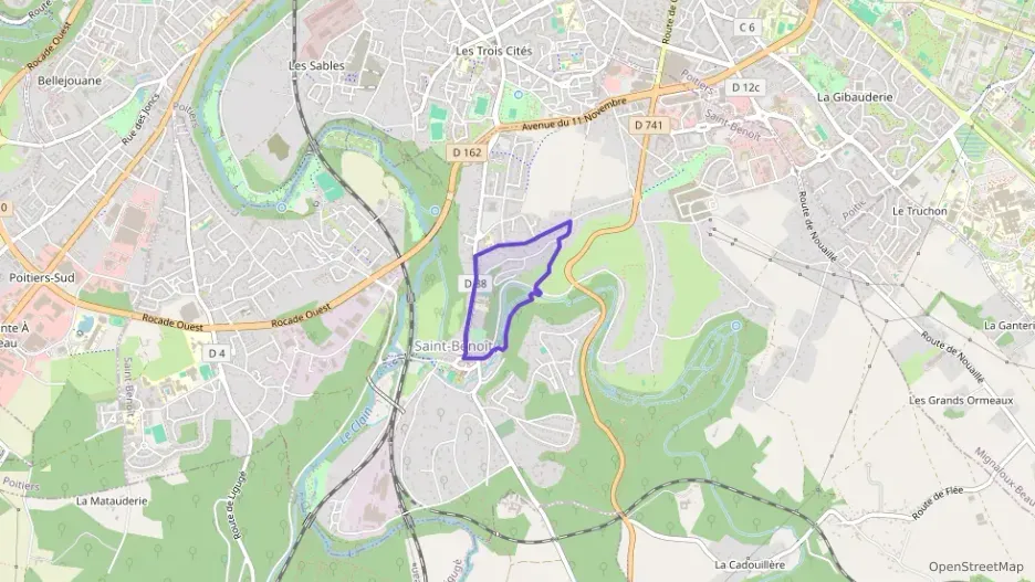 Appartement 70 m² trois pièces à vendre à Saint-Benoît