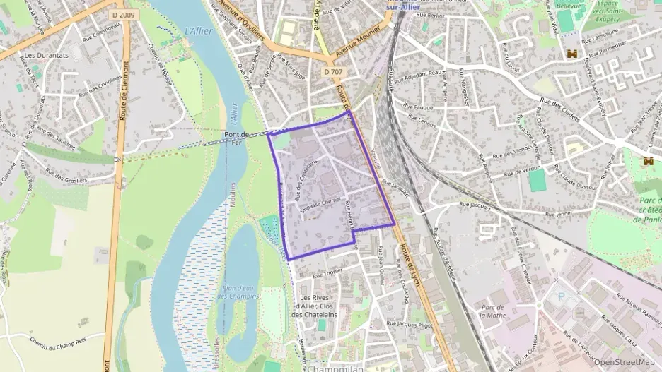 Appartement 52 m² trois pièces à vendre à Moulins