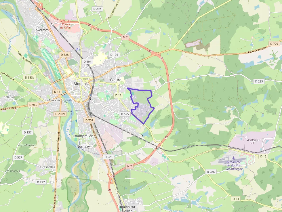 Appartement 47 m² trois pièces à vendre à Yzeure