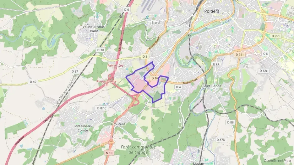 Appartement 45 m² deux pieces à vendre à Poitiers Appartement 45 m² deux pieces à vendre à Poitiers