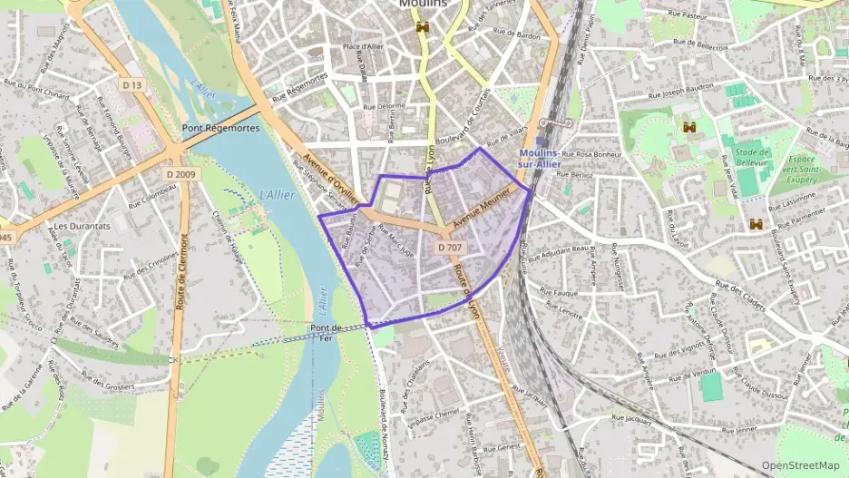 Appartement 49 m² deux pieces à vendre à Moulins Appartement 49 m² deux pieces à vendre à Moulins