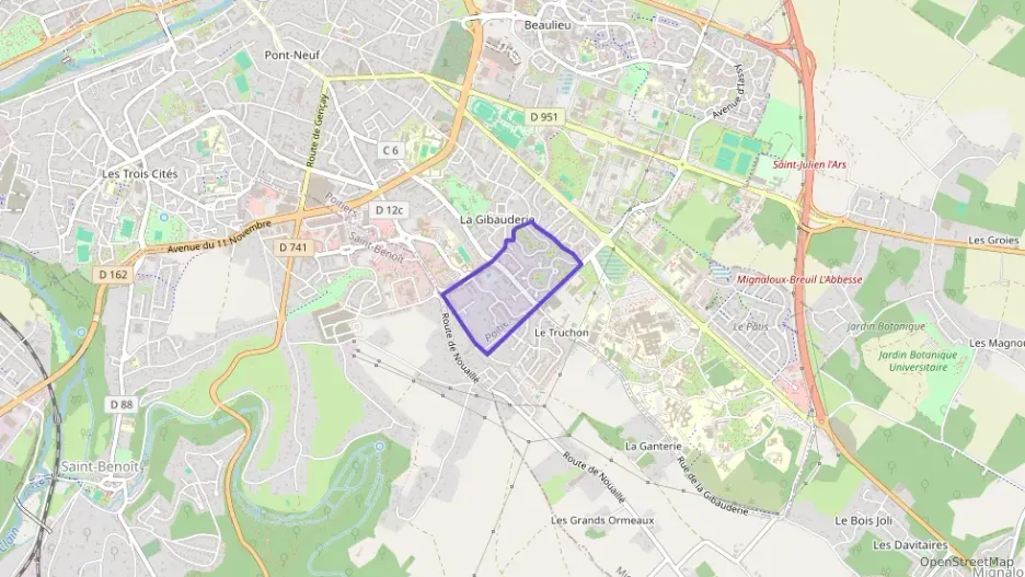 Appartement 40 m² deux pieces à vendre à Poitiers