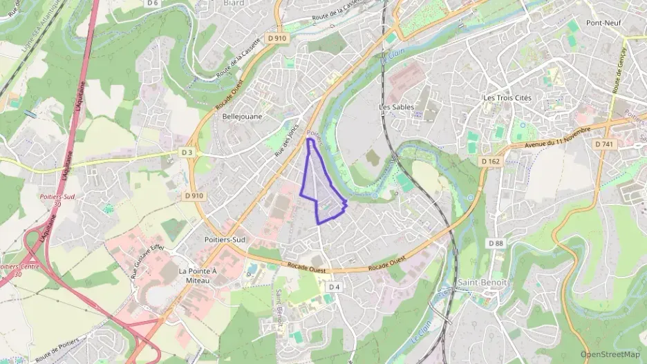 Appartement 45 m² deux pieces à vendre à Saint-Benoît