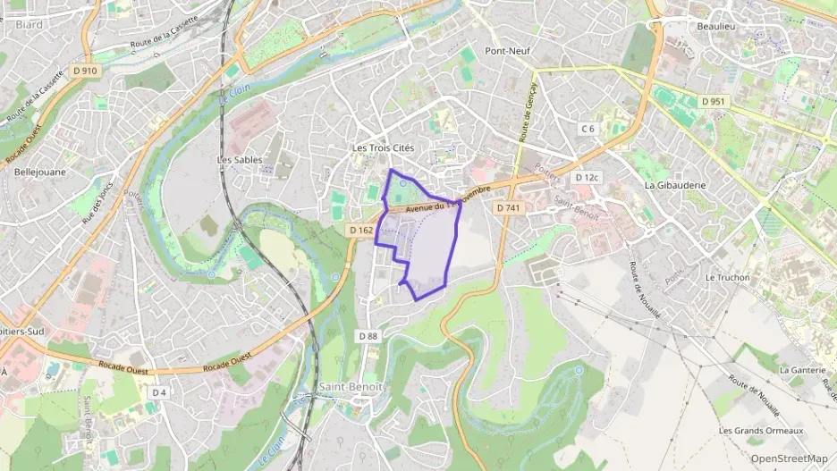 Appartement 53 m² deux pieces à vendre à Saint-Benoît Appartement 53 m² deux pieces à vendre à Saint-Benoît