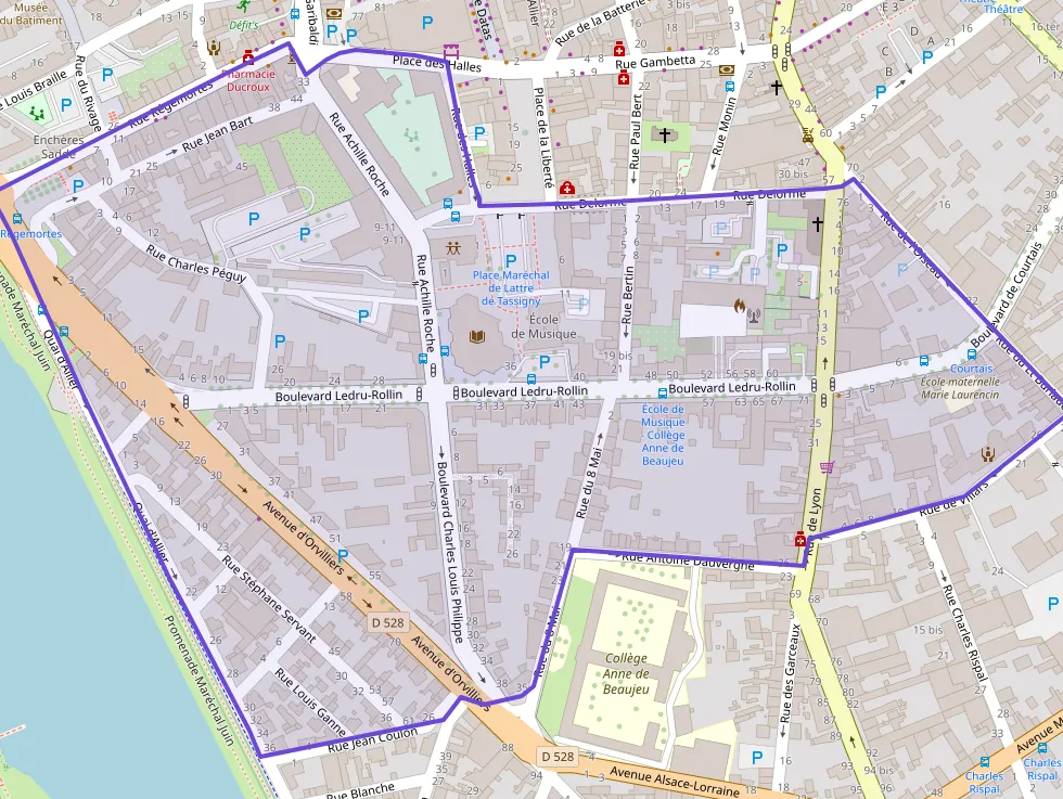 Appartement 96 m² trois pièces à vendre à Moulins