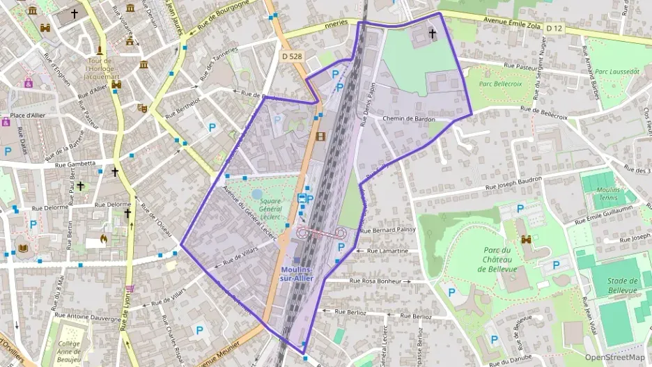 Appartement 90 m² quatre pièces à vendre à Moulins Appartement 90 m² quatre pièces à vendre à Moulins