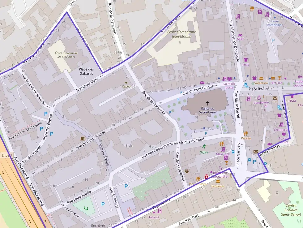 Appartement 61 m² trois pièces à vendre à Moulins