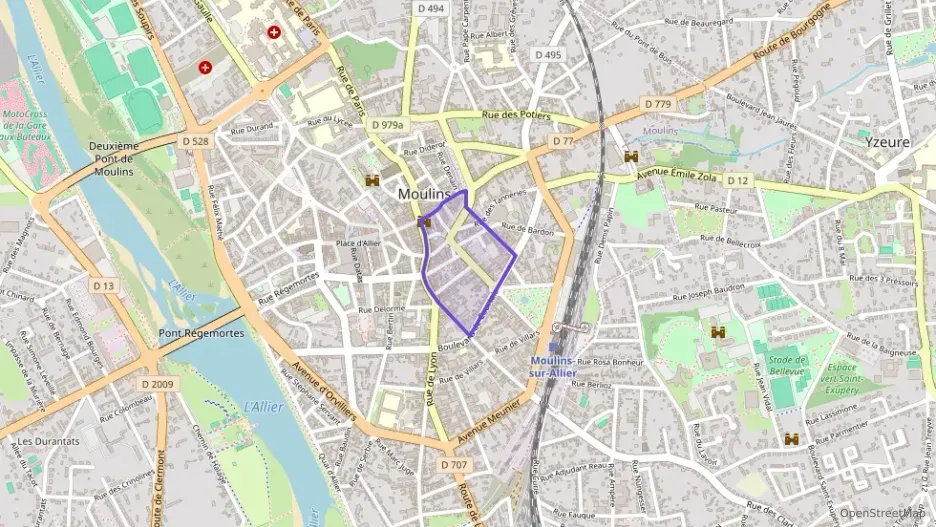 Appartement 51 m² trois pièces à vendre à Moulins Appartement 51 m² trois pièces à vendre à Moulins