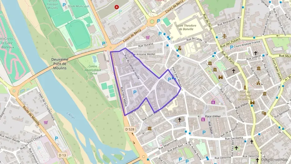 Appartement 70 m² trois pièces à vendre à Moulins Appartement 70 m² trois pièces à vendre à Moulins