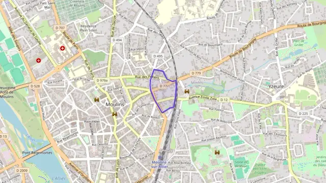 Appartement 80 m² trois pièces à vendre à Moulins