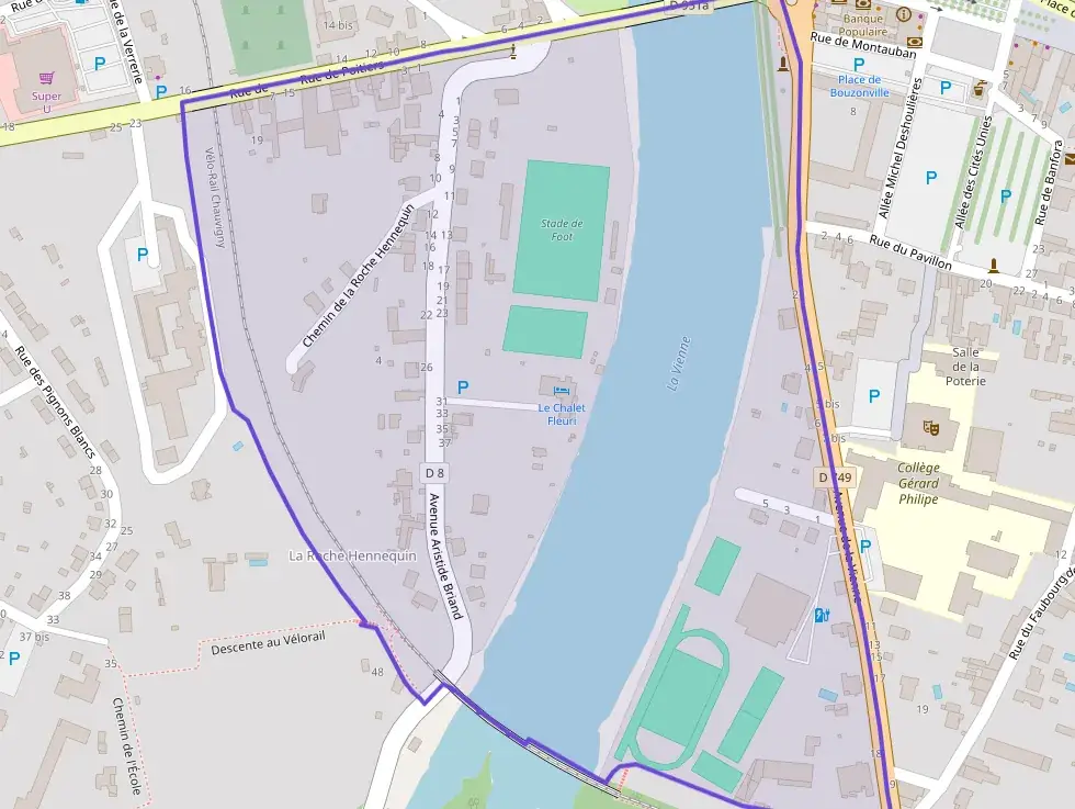 Appartement 50 m² trois pièces à vendre à Chauvigny