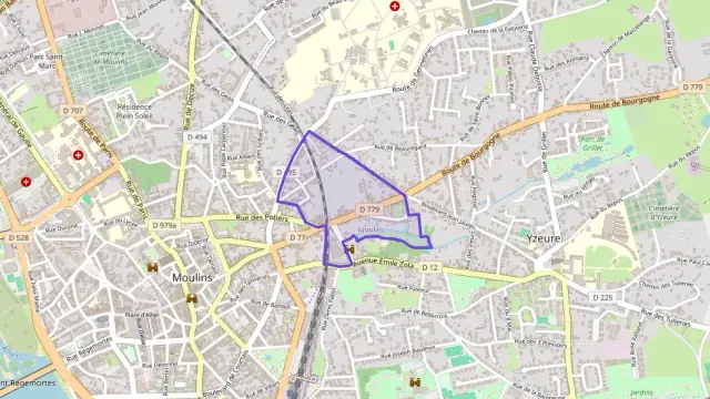 Appartement 71 m² trois pièces à vendre à Moulins