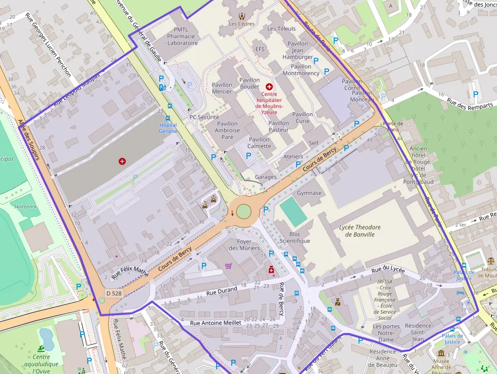 Appartement 62 m² trois pièces à vendre à Moulins