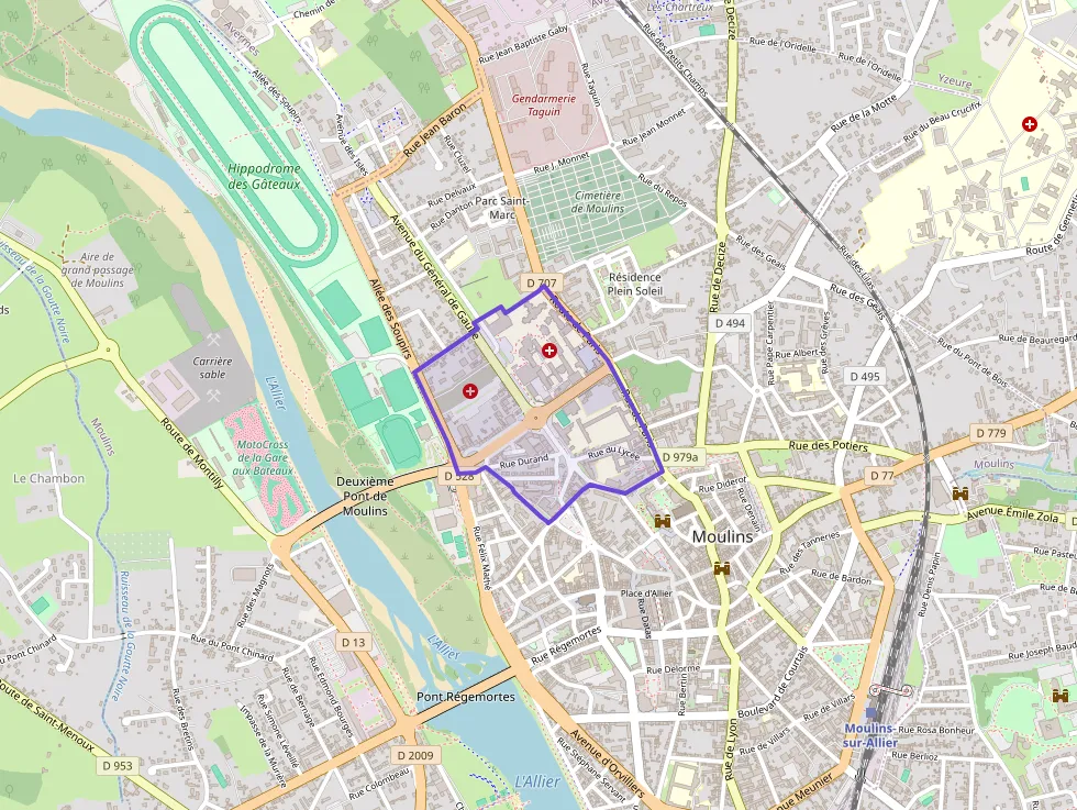 Appartement 62 m² trois pièces à vendre à Moulins