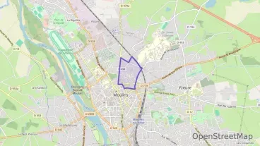 Appartement 55 m² trois pièces à vendre à Moulins