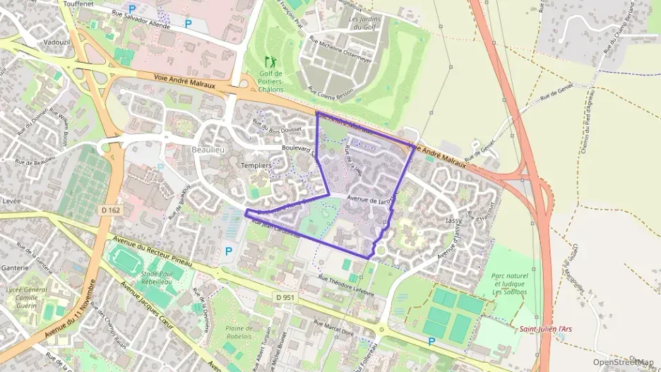 Appartement 33 m² une piece à vendre à Poitiers