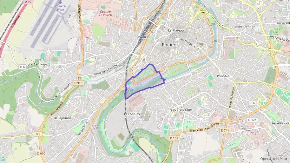 Appartement 25 m² une piece à vendre à Poitiers