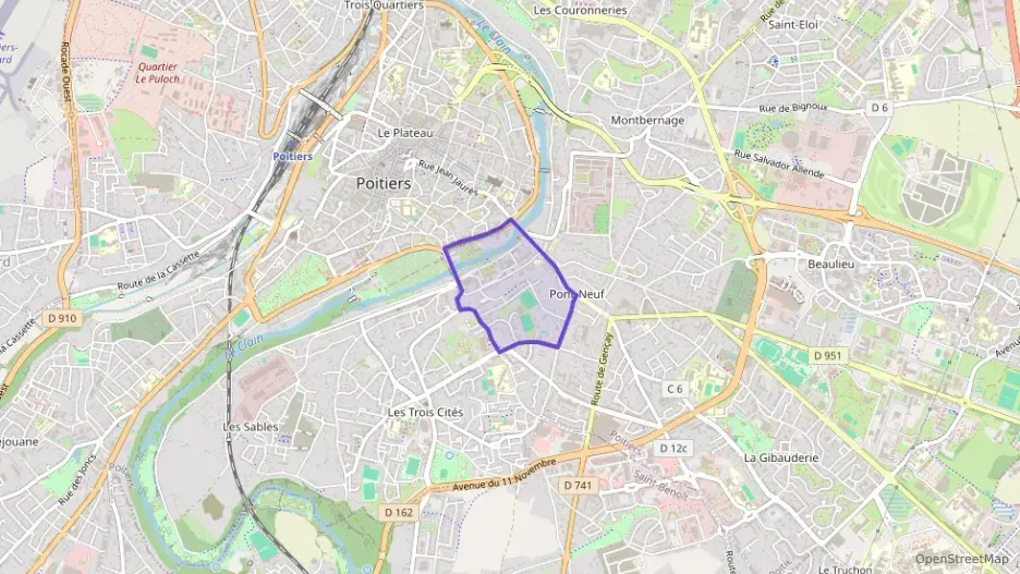 Appartement 73 m² trois pièces à vendre à Poitiers