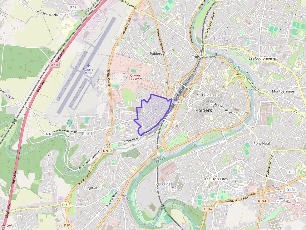 Appartement 40 m² deux pieces à vendre à Poitiers