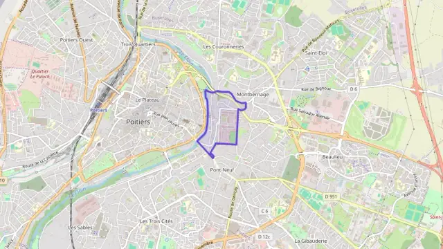 Appartement 46 m² deux pieces à vendre à Poitiers