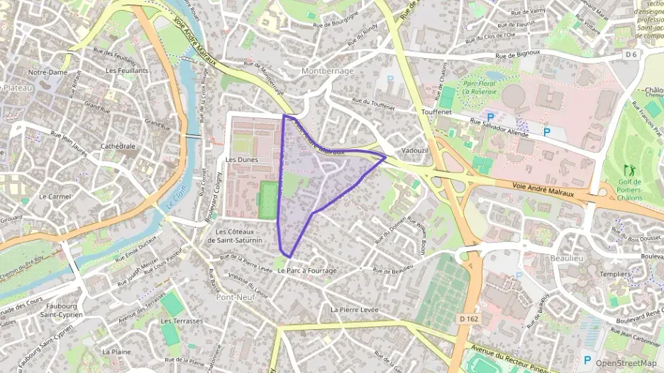 Appartement 47 m² deux pieces à vendre à Poitiers