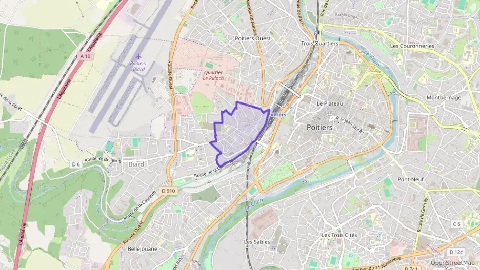 Appartement 53 m² trois pièces à vendre à Poitiers