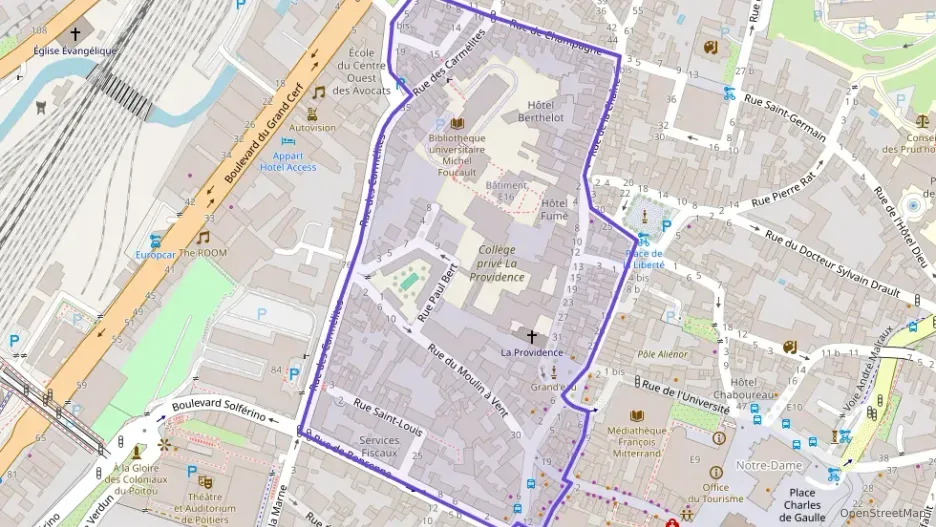 Appartement 19 m² une piece à vendre à Poitiers