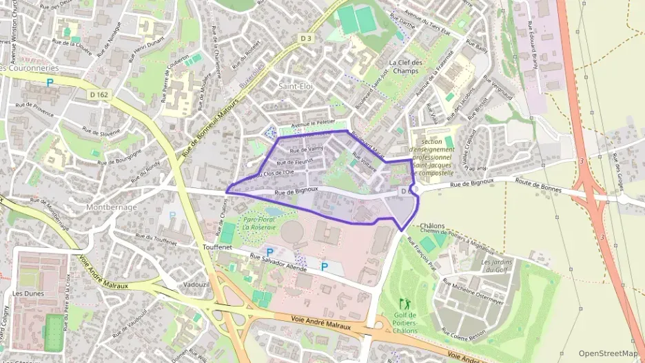 Appartement 53 m² trois pièces à vendre à Poitiers