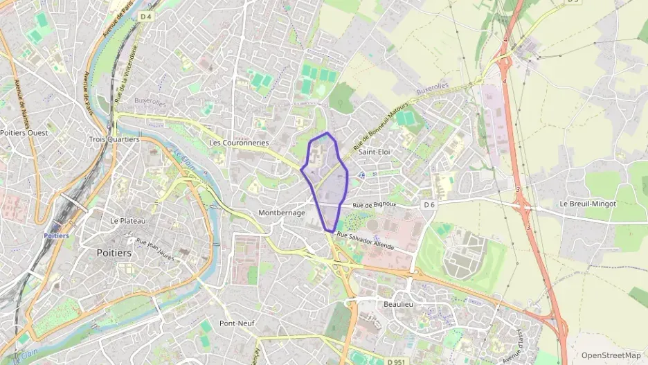 Appartement 54 m² deux pieces à vendre à Poitiers Appartement 54 m² deux pieces à vendre à Poitiers