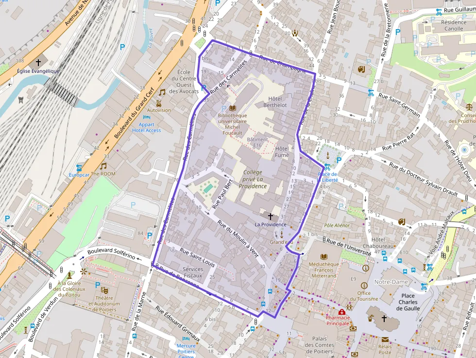 Appartement 62 m² deux pieces à vendre à Poitiers