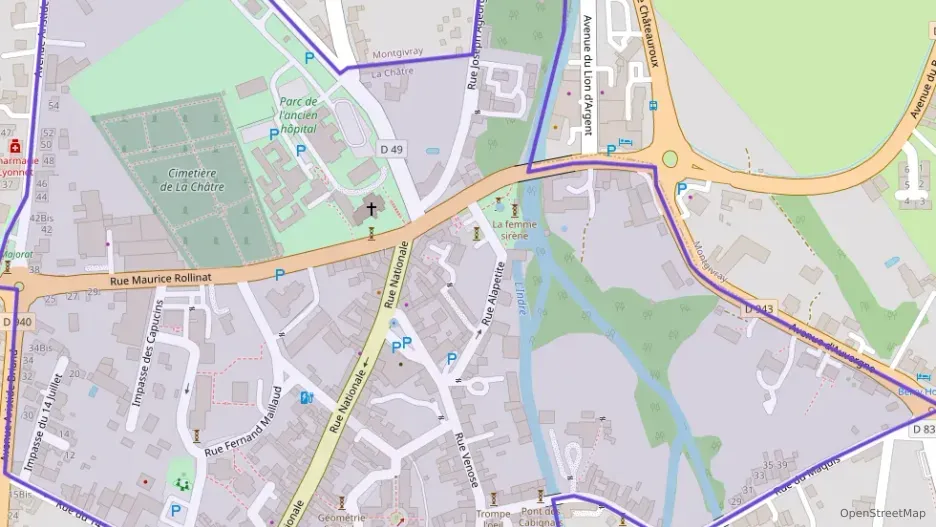 Appartement 45 m² deux pieces à vendre à La Châtre