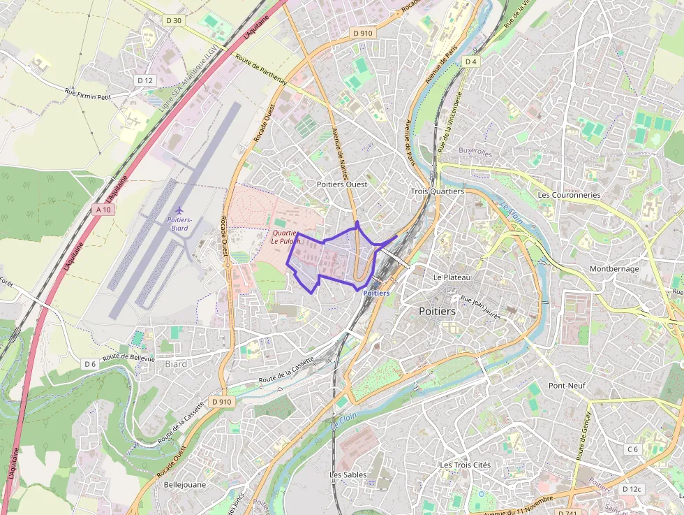 Appartement 49 m² deux pieces à vendre à Poitiers