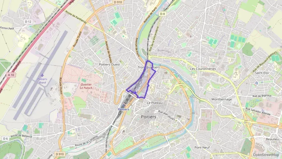 Appartement 34 m² une piece à vendre à Poitiers