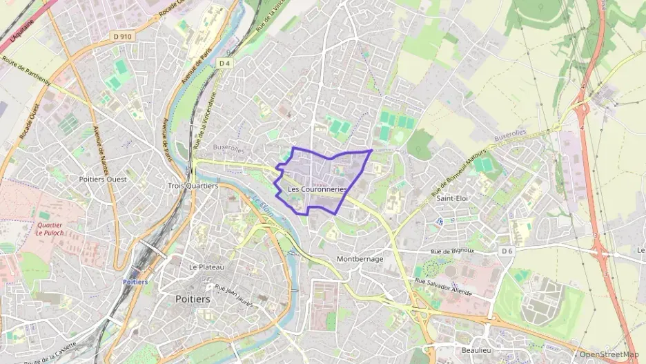 Appartement 55 m² deux pieces à vendre à Poitiers