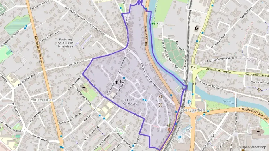 Appartement 49 m² deux pieces à vendre à Poitiers Appartement 49 m² deux pieces à vendre à Poitiers