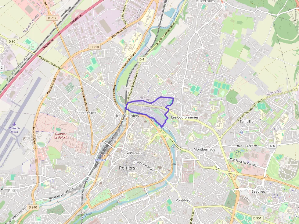 Appartement 41 m² deux pieces à vendre à Poitiers