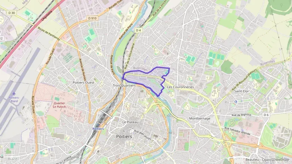 Appartement 59 m² trois pièces à vendre à Poitiers
