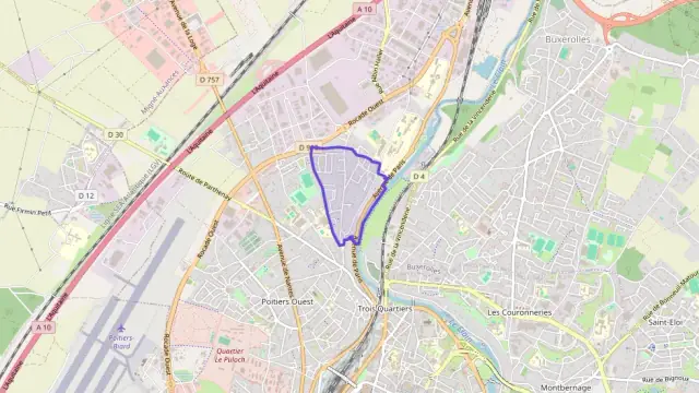 Appartement 76 m² quatre pièces à vendre à Poitiers