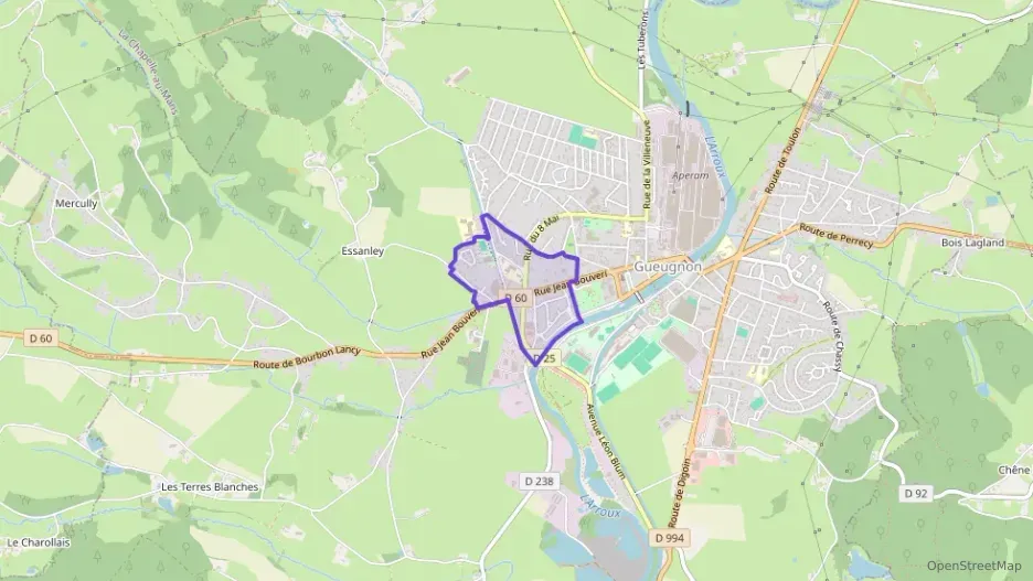 Appartement 88 m² quatre pièces à vendre à Gueugnon