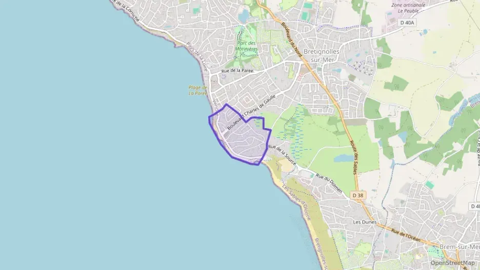 Appartement 37 m² trois pièces à vendre à Bretignolles-sur-Mer Appartement 37 m² trois pièces à vendre à Bretignolles-sur-Mer