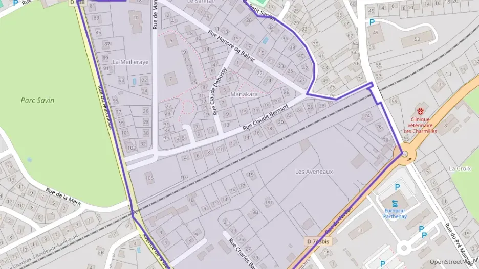 Appartement 82 m² quatre pièces à vendre à Parthenay Appartement 82 m² quatre pièces à vendre à Parthenay