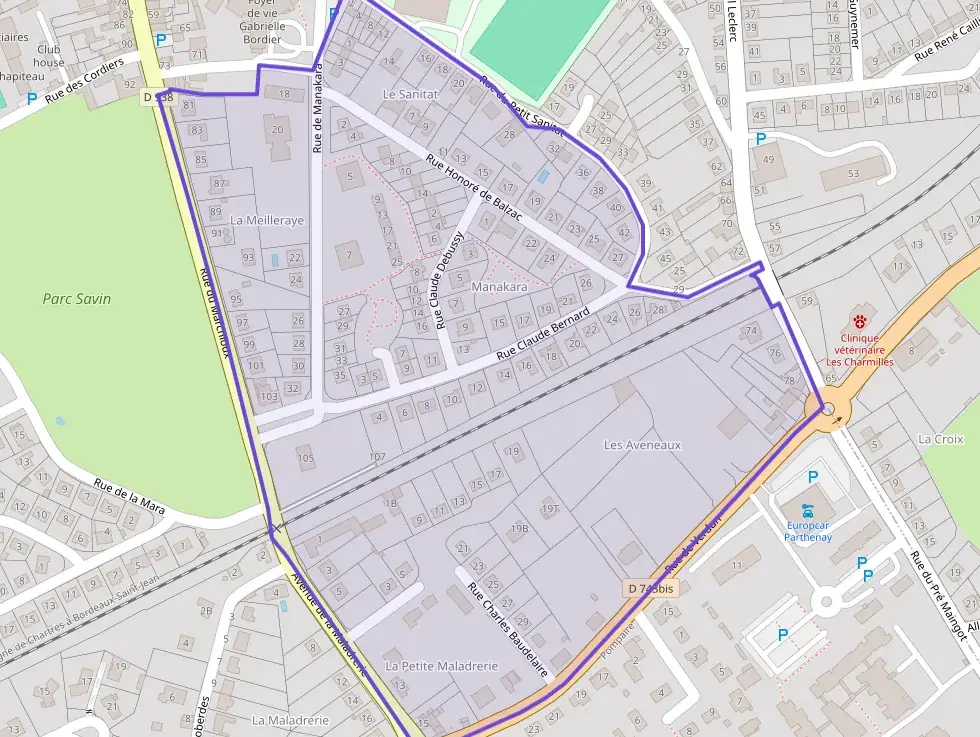 Appartement 82 m² quatre pièces à vendre à Parthenay