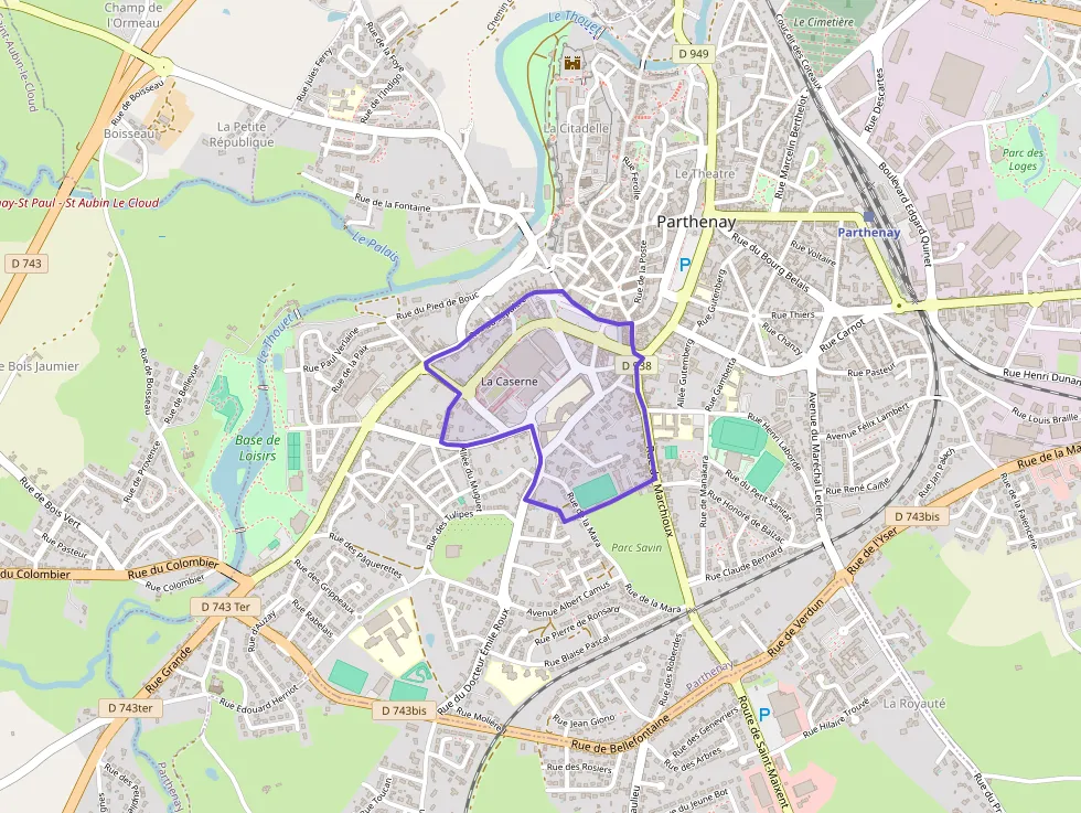 Appartement 55 m² trois pièces à vendre à Parthenay