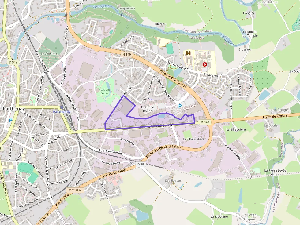 Appartement 44 m² deux pieces à vendre à Parthenay